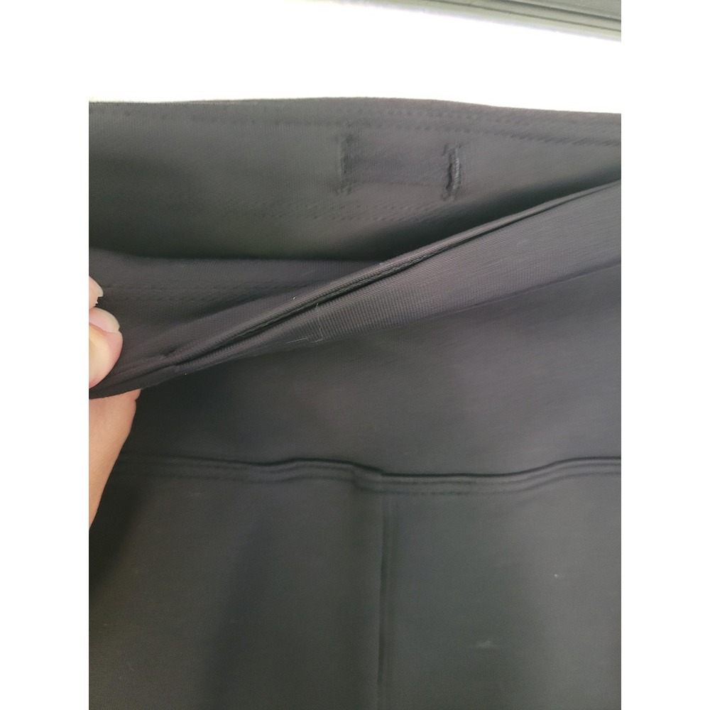 Athleta Black Athletic Leggings Ankle Zipper High Waist Activewear Pants 6 #14 - Picture 4 of 8